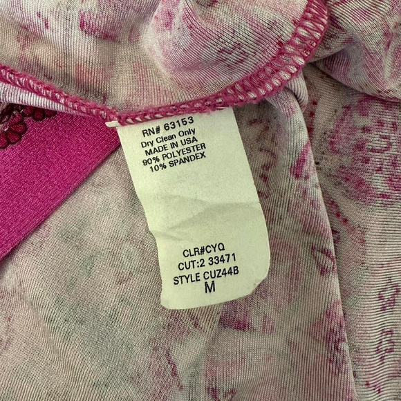 VTG Rampage Pink Floral Midi Skirt - Size M - Picture 6 of 6